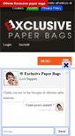 Mobile Screenshot of exclusivepaperbags.com